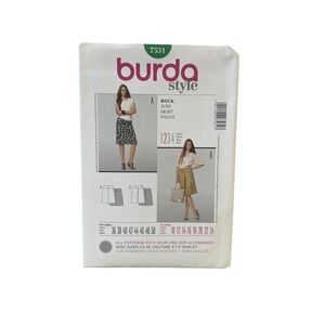 Burda Style 7531 Skirt Sewing Pattern Size 10-24 Semi-Fitted
